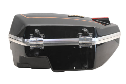 New OEM Yamaha 26H-Y2843-00-AY Black Left XVZ12 Saddlebag NOS