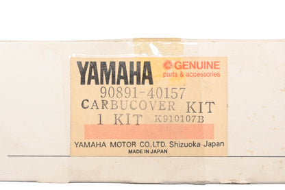 New OEM Yamaha 90891-40157-00 Carburetor Cover Kit NOS