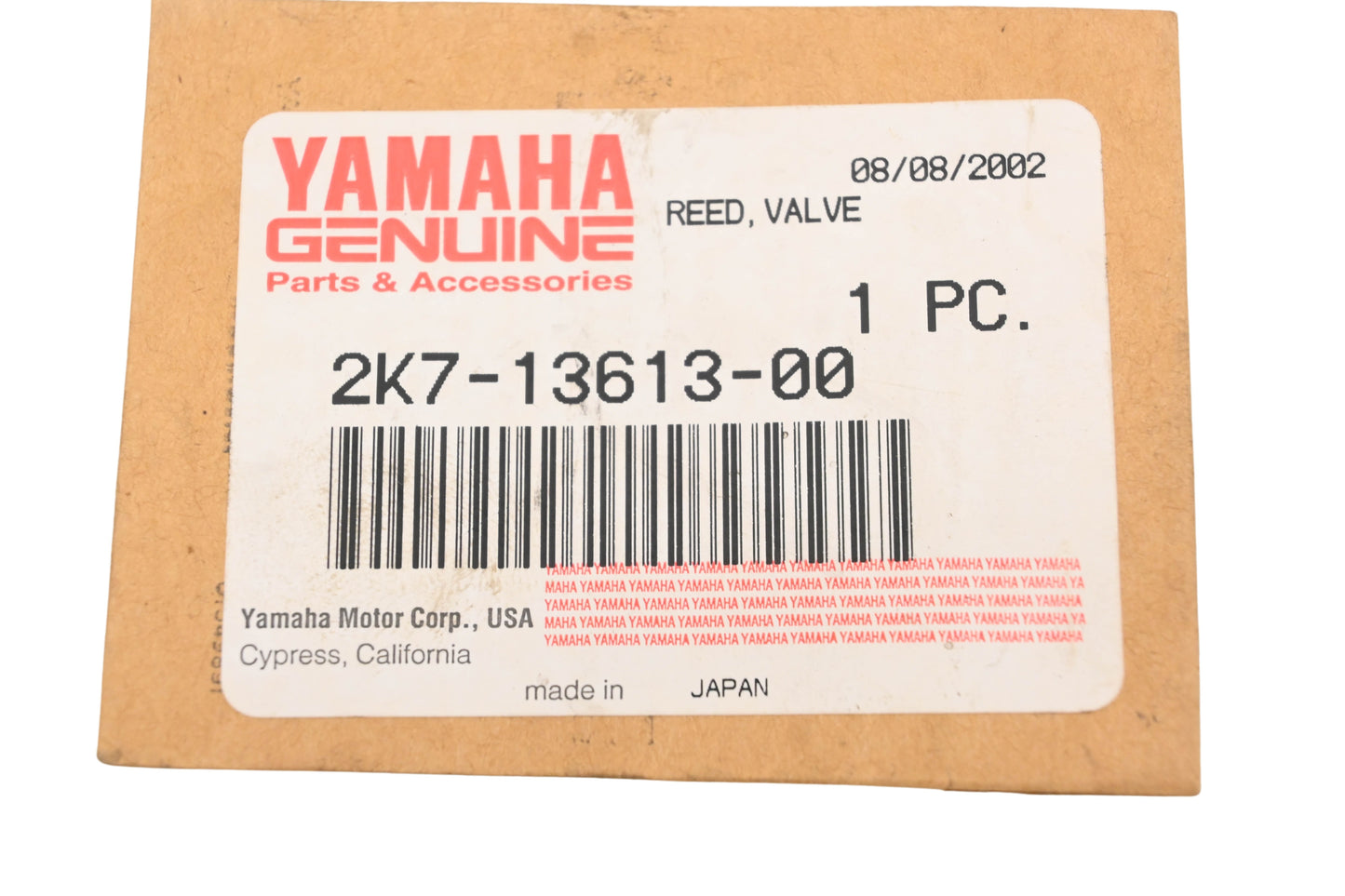 New OEM Yamaha 2K7-13613-00-00 Reed Valve NOS