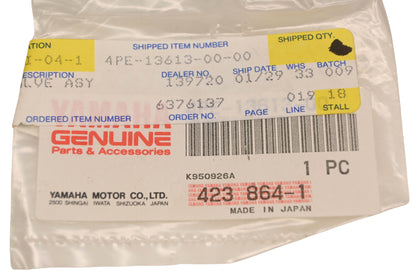 New OEM Yamaha 4PE-13613-00-00 Reed Valve NOS
