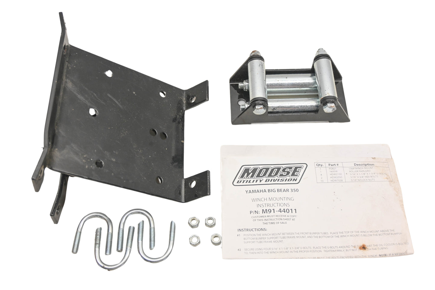 Moose Utility Division M91-44011 Yamaha Big Bear Winch Mount Kit