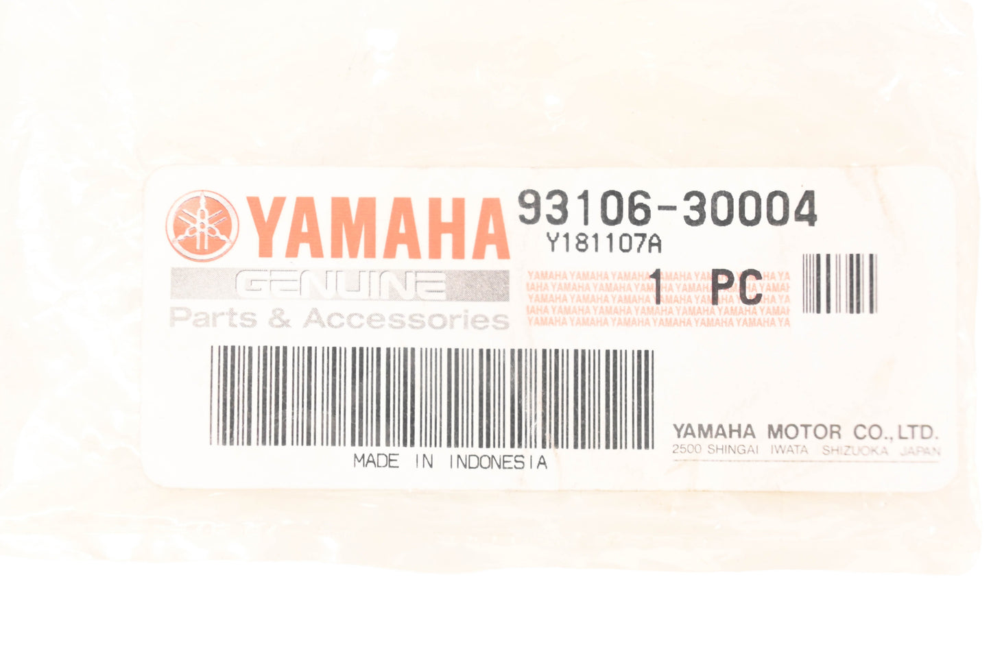 New OEM Yamaha 93106-30004-00 Oil Seal NOS