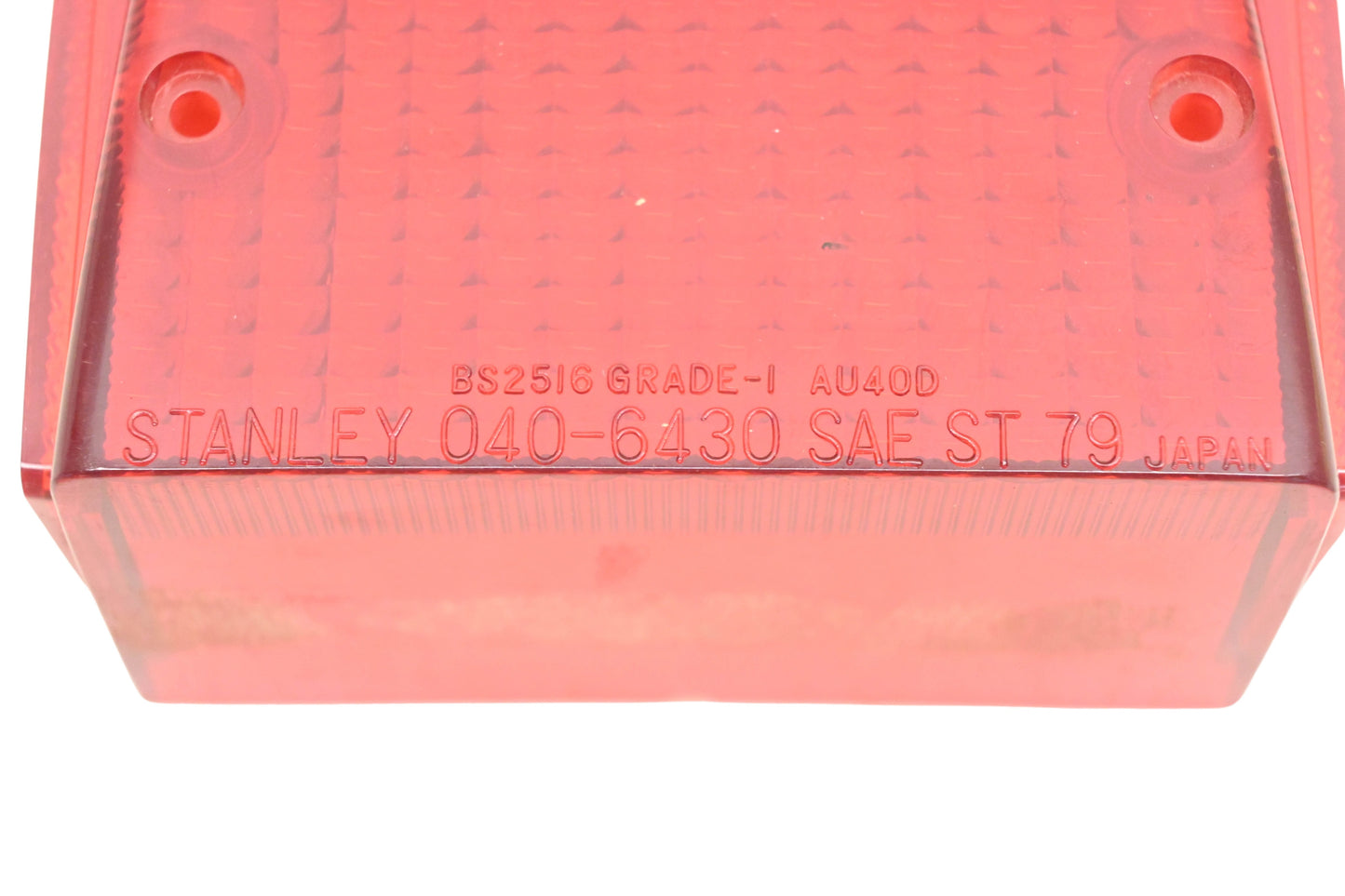 Stanley 040-6430, 070-0048, 4H7-84721-60-00 Yamaha Red Taillight Lens