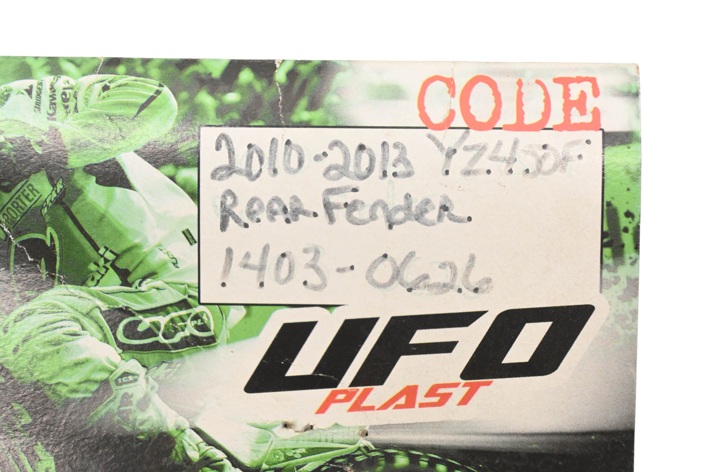 UFO Plast 1403-0626, YA04818001 Black Rear Fender NOS