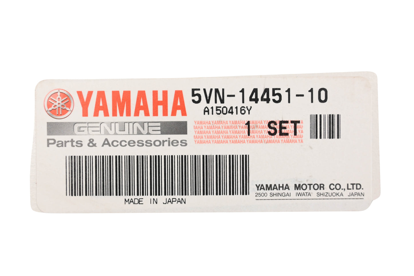 New OEM Yamaha 5VN-14451-10-00 Air Filter With O-Ring NOS