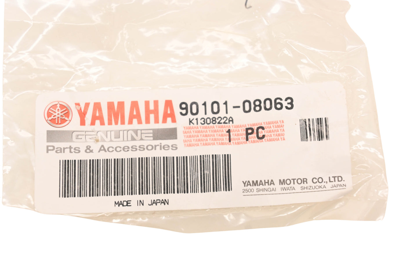 New OEM Yamaha 90101-08063-00 Hex Cap Bolt NOS