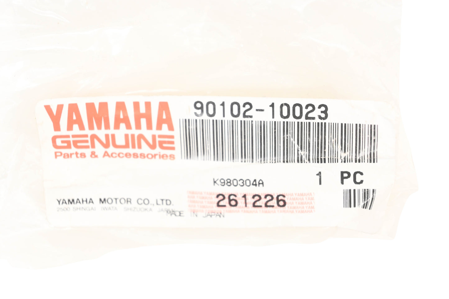 New OEM Yamaha 90102-10023-00 Bolt With Hole NOS