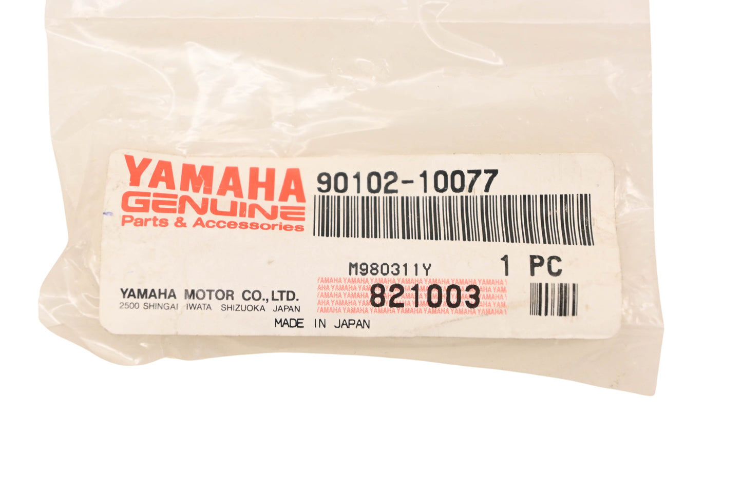 New OEM Yamaha 90102-10077-00 Bolt & Hole NOS