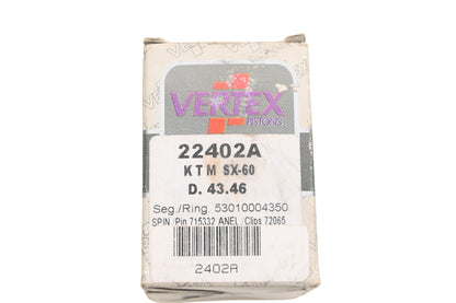 Vertex 22402A Piston Kit NOS
