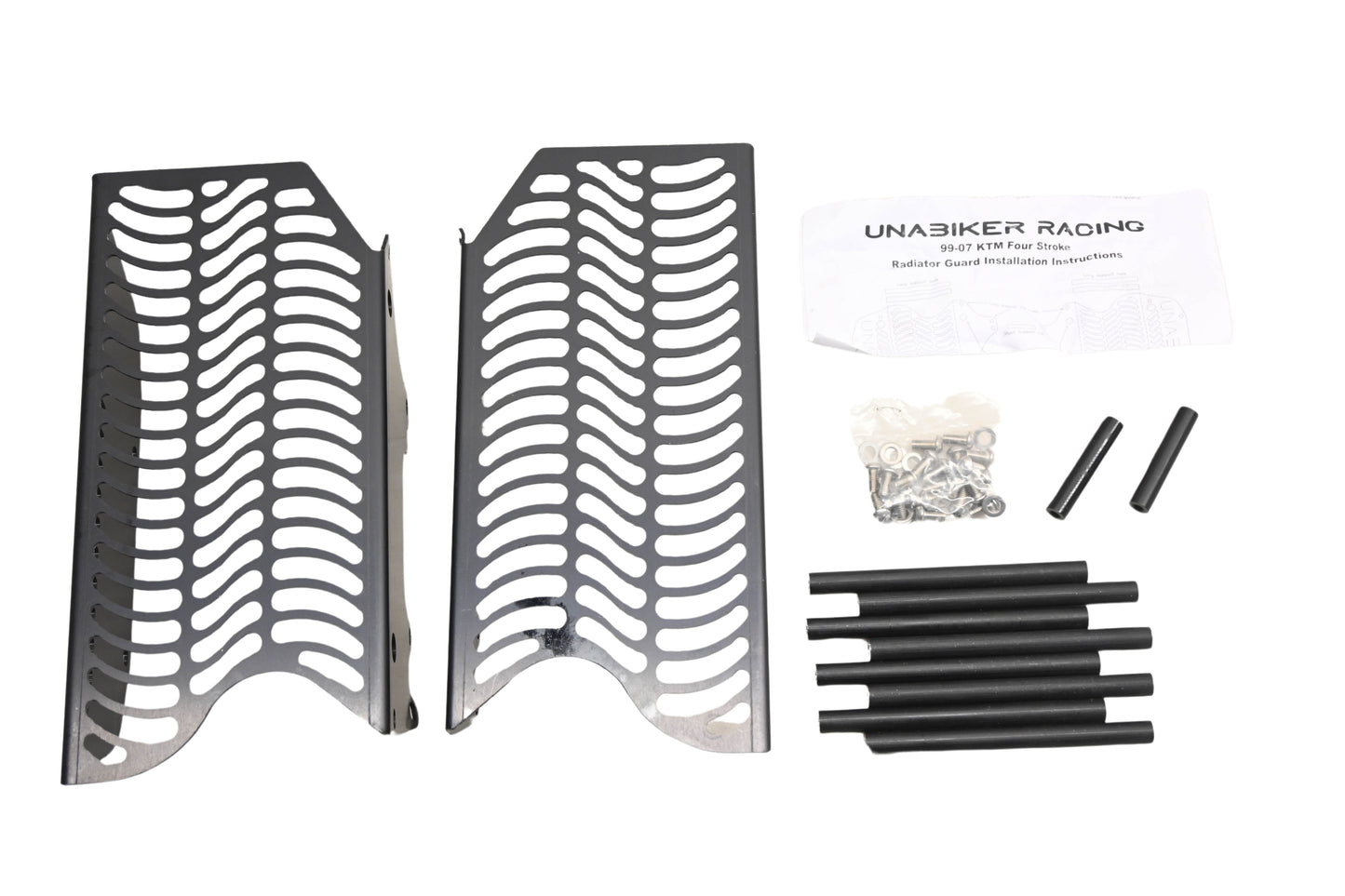 Unabiker 668-5059 1999-07 KTM 4-Stroke Radiator Guard Kit NOS