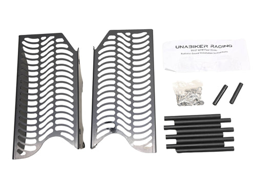 Unabiker 668-5059 1999-07 KTM 4-Stroke Radiator Guard Kit NOS
