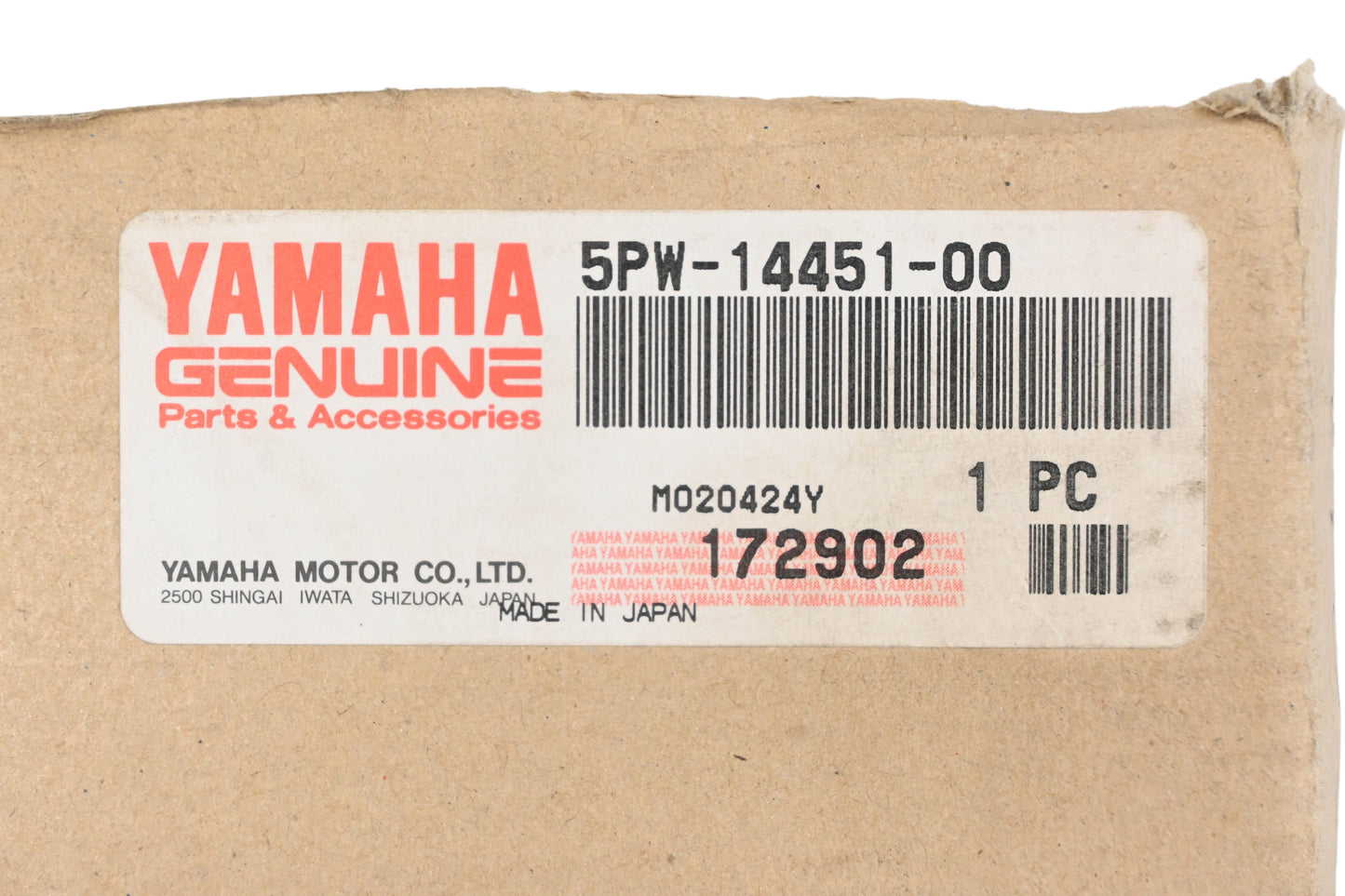 New OEM Yamaha 5PW-14451-00-00 Air Filter NOS
