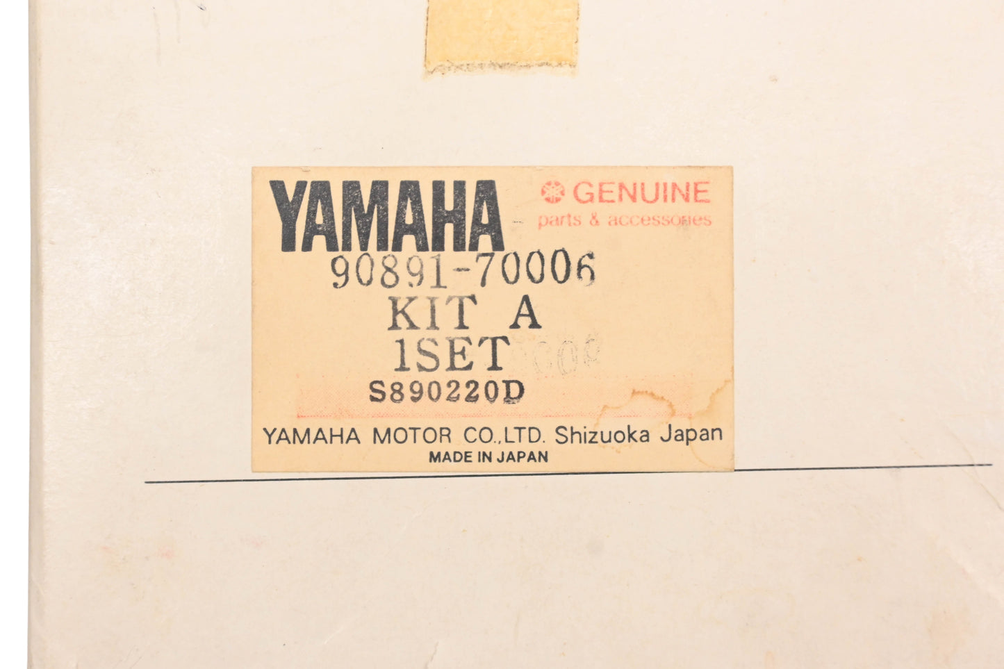 New OEM Yamaha 90891-70006-00 Wave Runner Modification Kit NOS