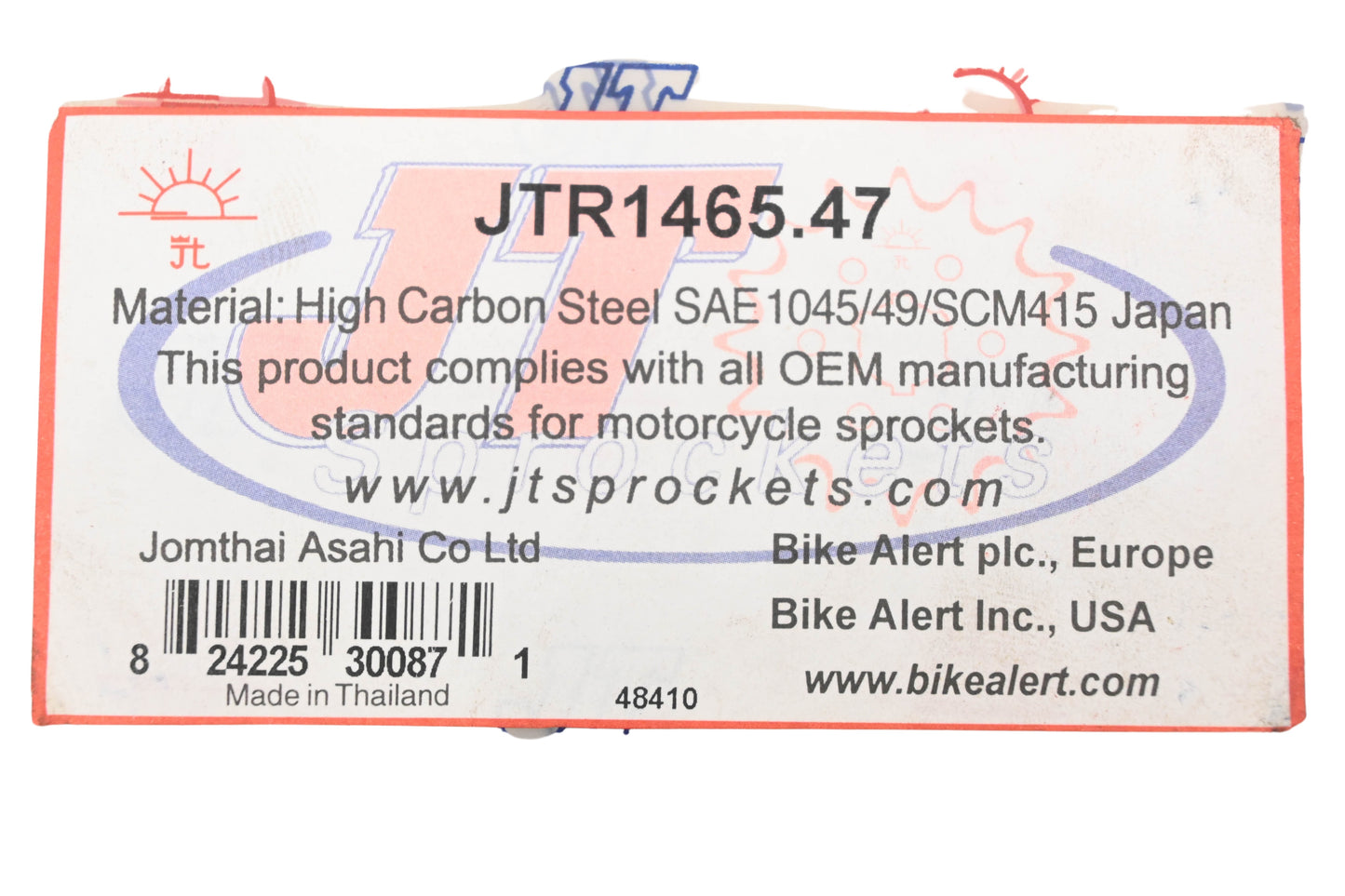 JT Sprockets JTR1465.47, JTR1465-47 47T Rear Sprocket NOS