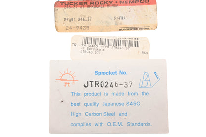 JT Sprockets JTR246.37, JTR246-37, 24-9435 37T Rear Sprocket NOS