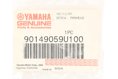 New OEM Yamaha 90149-059U1-00, 90149059U1 Pan Head Screw NOS