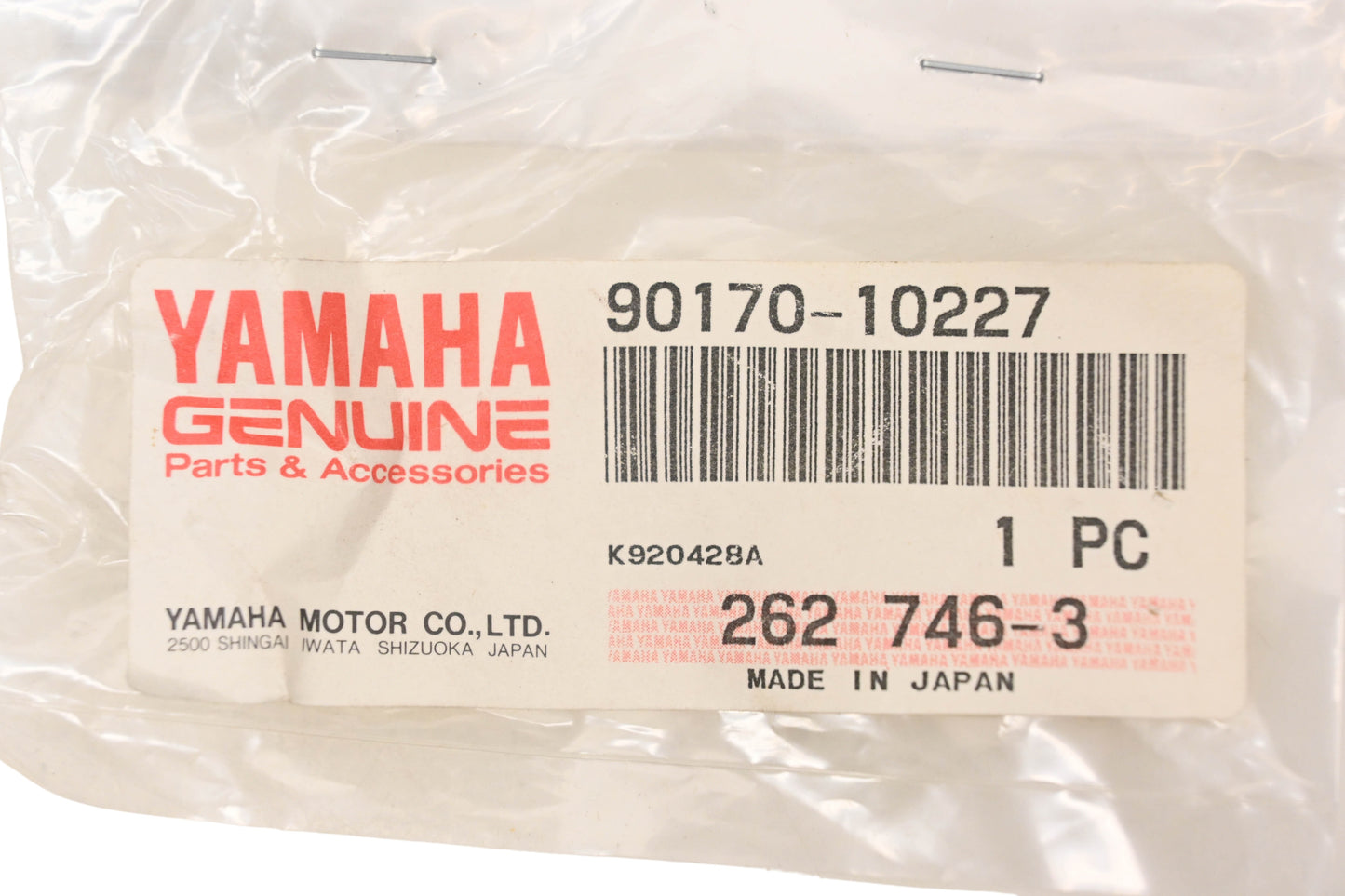 New OEM Yamaha 90170-10227-00 Flasher Hex Nut NOS