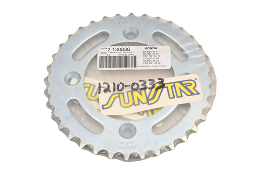 Sunstar 2-130836, 1308-36, 1210-0333 36T Rear Sprocket NOS