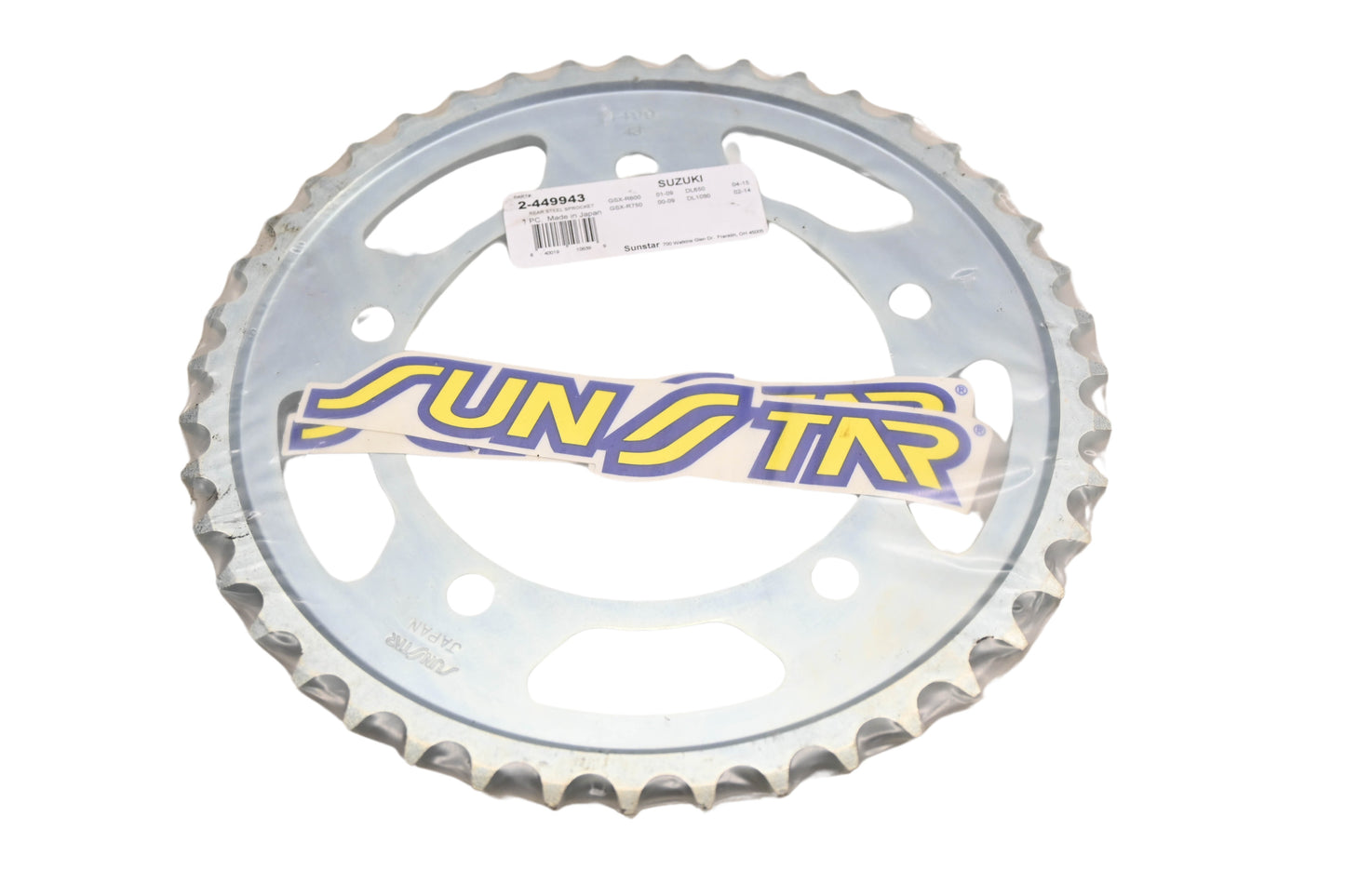 Sunstar 2-449943, 4499-43 43T Rear Sprocket NOS
