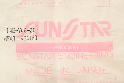 Sunstar 1AE-Y46-20R 46T Rear Sprocket NOS