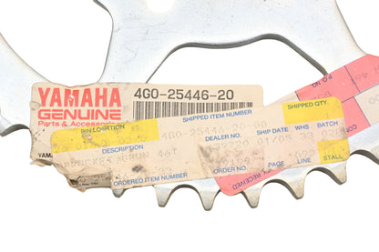 New OEM Yamaha 4G0-25446-20-00 46T Rear Sprocket NOS