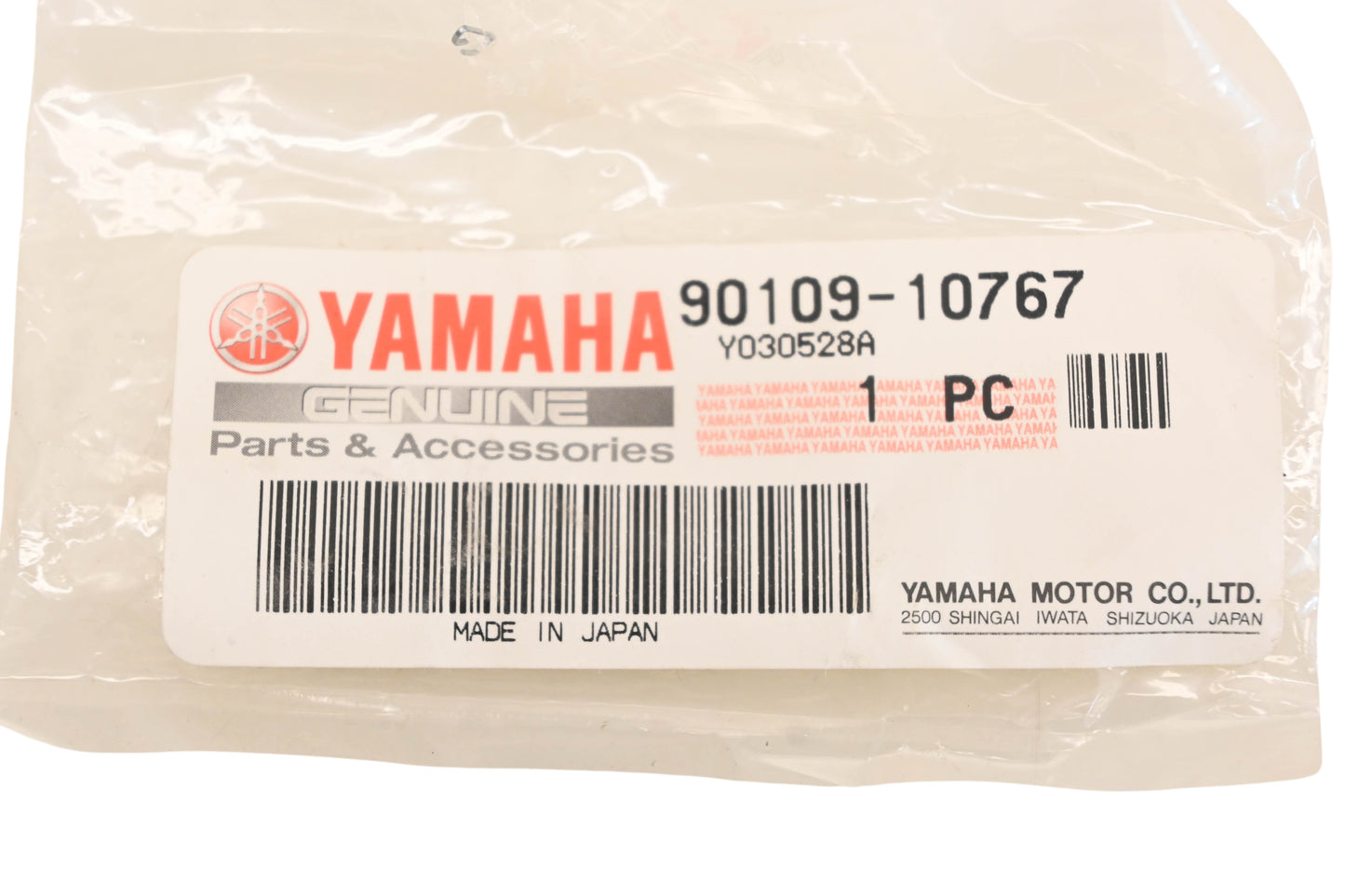 New OEM Yamaha 90109-10767-00 Steering Stem Bolt NOS
