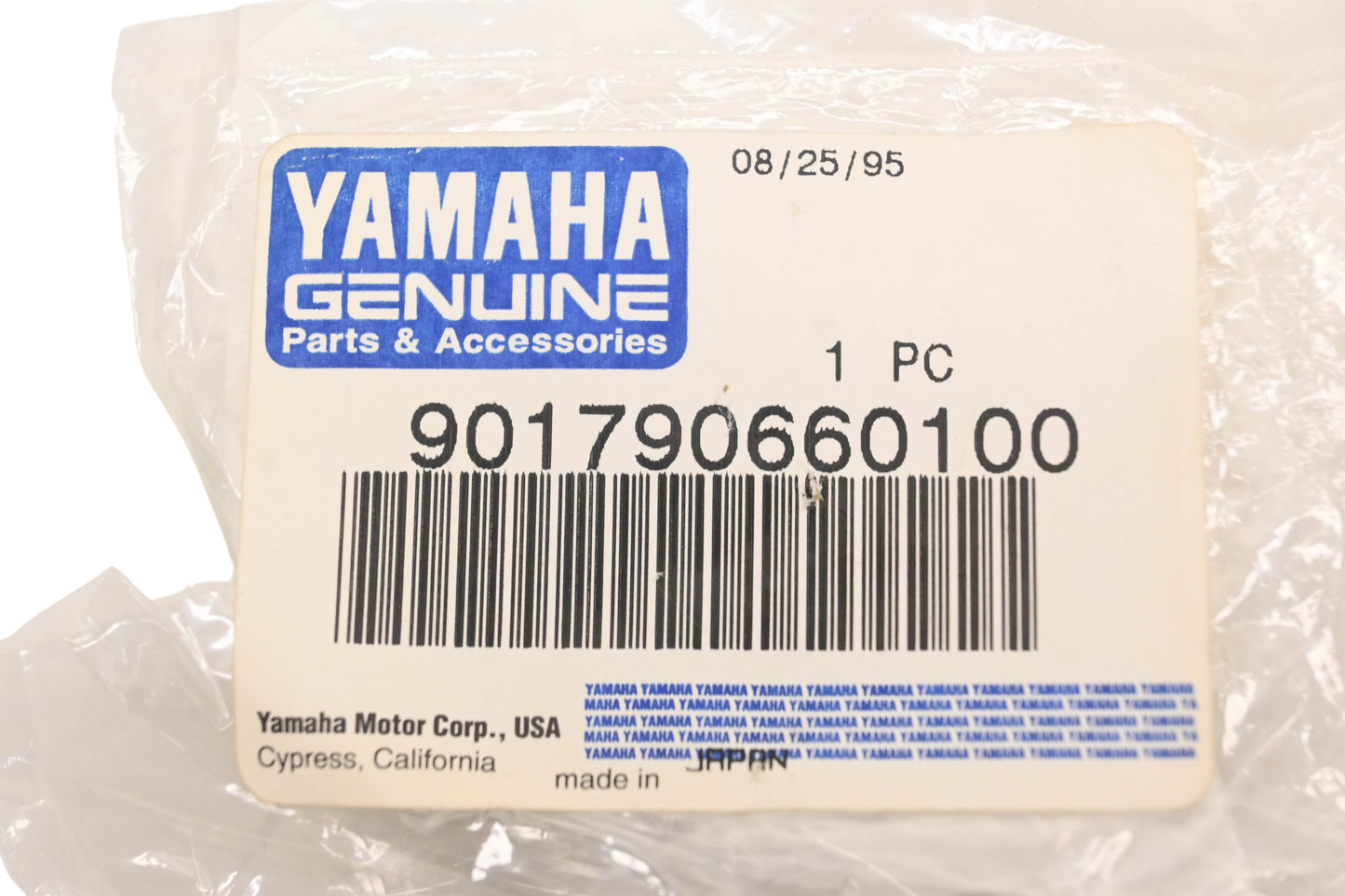 New OEM Yamaha 90179-06601-00, 901790660100 Air Cleaner Cover Special Shaped Nut NOS