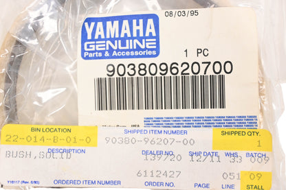 New OEM Yamaha 90380-96207-00 Solid Bushing NOS