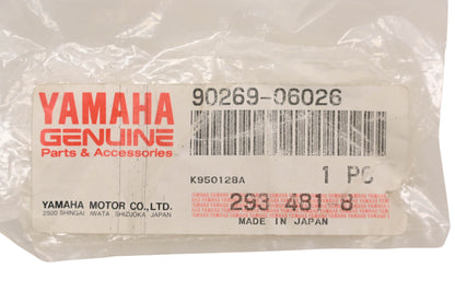 New OEM Yamaha 90269-06026-00 Black Special Shaped Rivet NOS