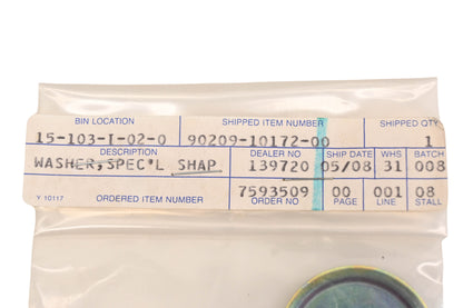 New OEM Yamaha 90209-10172-00 Flasher Lamp Special Shaped Washer NOS