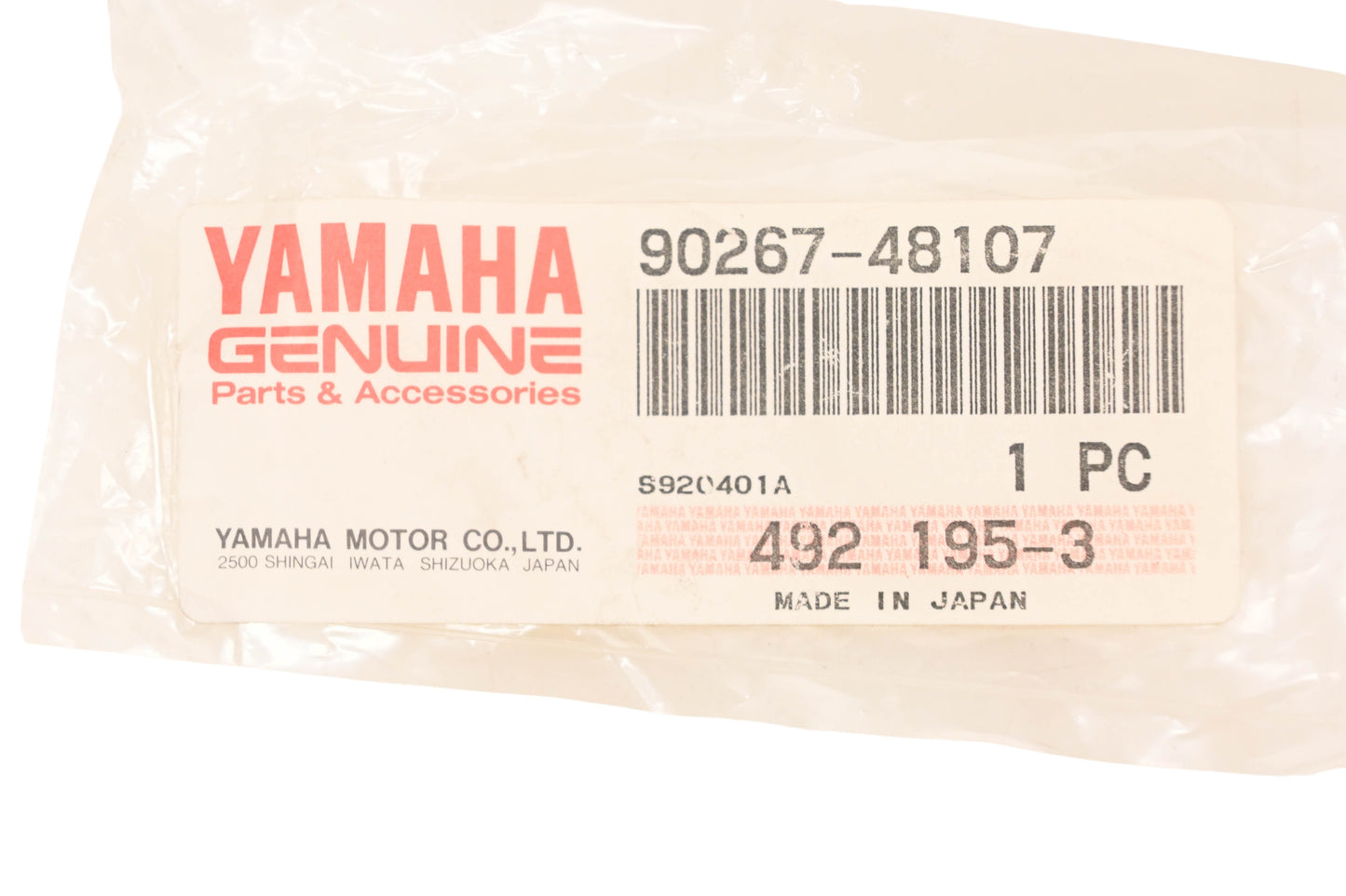 New OEM Yamaha 90267-48107-00 Blind Rivet NOS