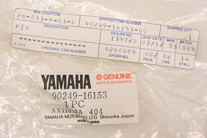 New OEM Yamaha 90249-16153-00 Connecting Rod Special Shaped Pin NOS