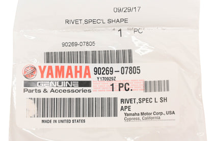 New OEM Yamaha 90269-07805-00 Special Shaped Rivet NOS