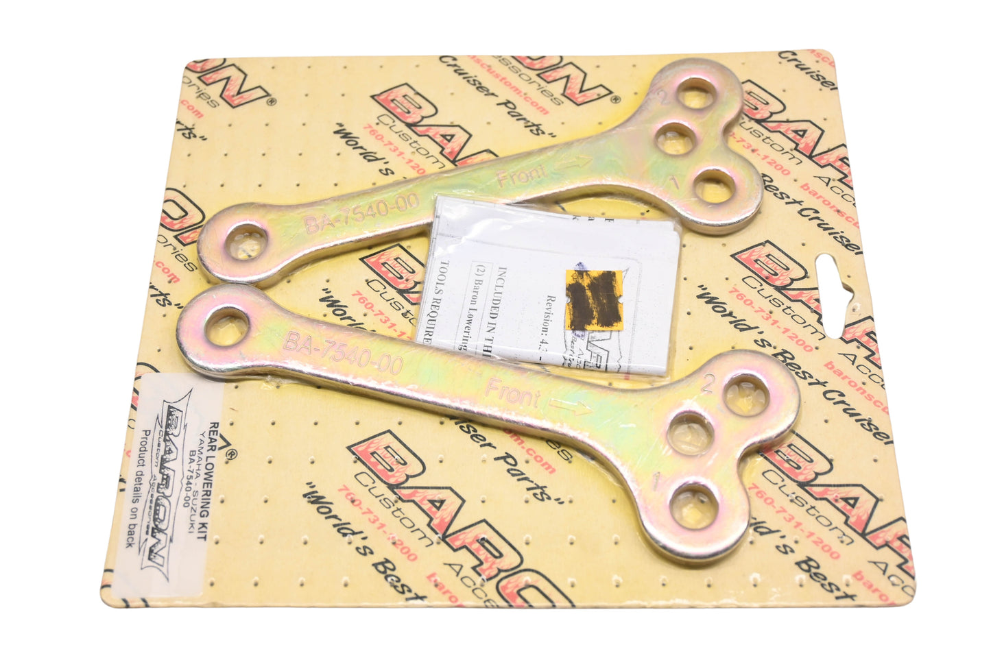 Baron BA-7540-00 Rear Lowering Kit NOS