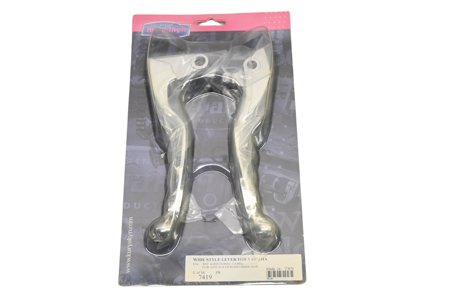 Kuryakyn 7419, STR-0SS56-11-05 Yamaha Wide Style Lever Kit NOS