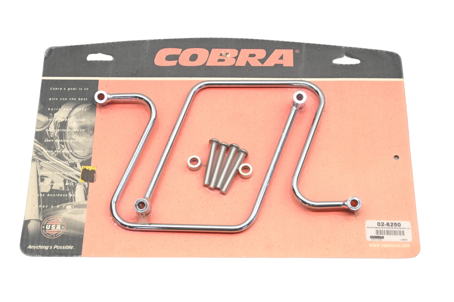 Cobra 02-6250 Saddlebag Support Kit NOS