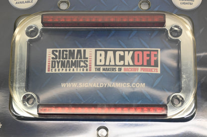 Signal Dynamics 02028, 482013 LED License Plate Frame NOS
