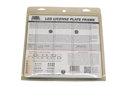 Signal Dynamics 02028, 482013 LED License Plate Frame NOS