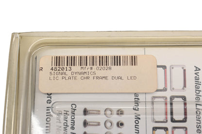 Signal Dynamics 02028, 482013 LED License Plate Frame NOS