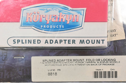 Kuryakyn 8818 Splined Adapter Mount Kit NOS