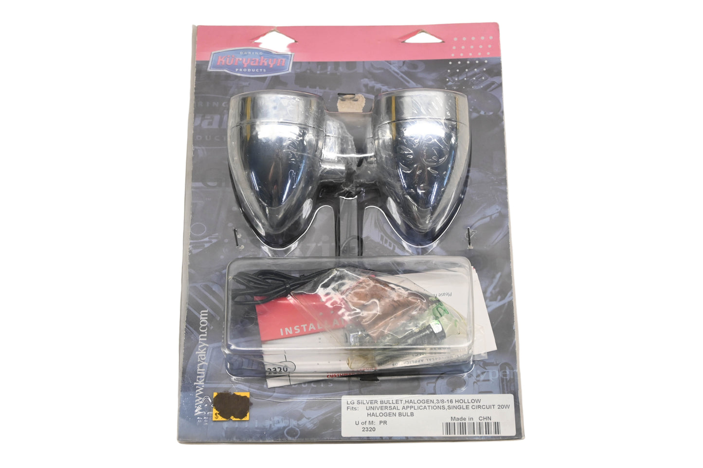 Bike Master 60-1128, 601128 Chrome Mini Side Mirror NOS