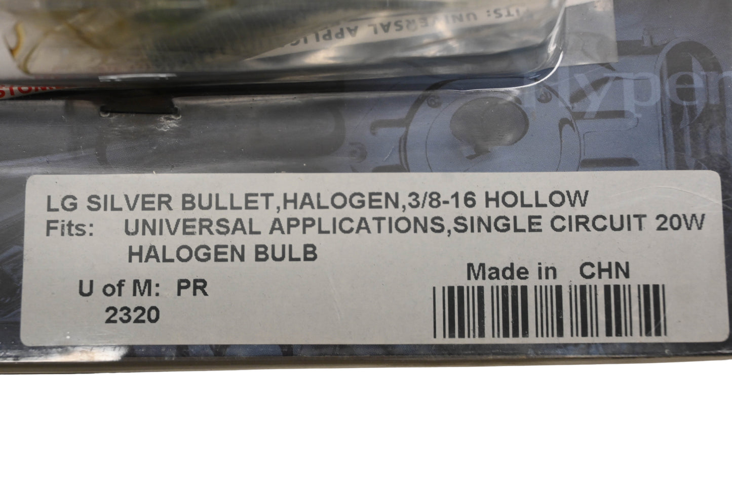Kuryakyn 2320 Large Silver Bullet Halogen Light Kit NOS