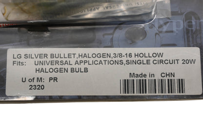 Kuryakyn 2320 Large Silver Bullet Halogen Light Kit NOS
