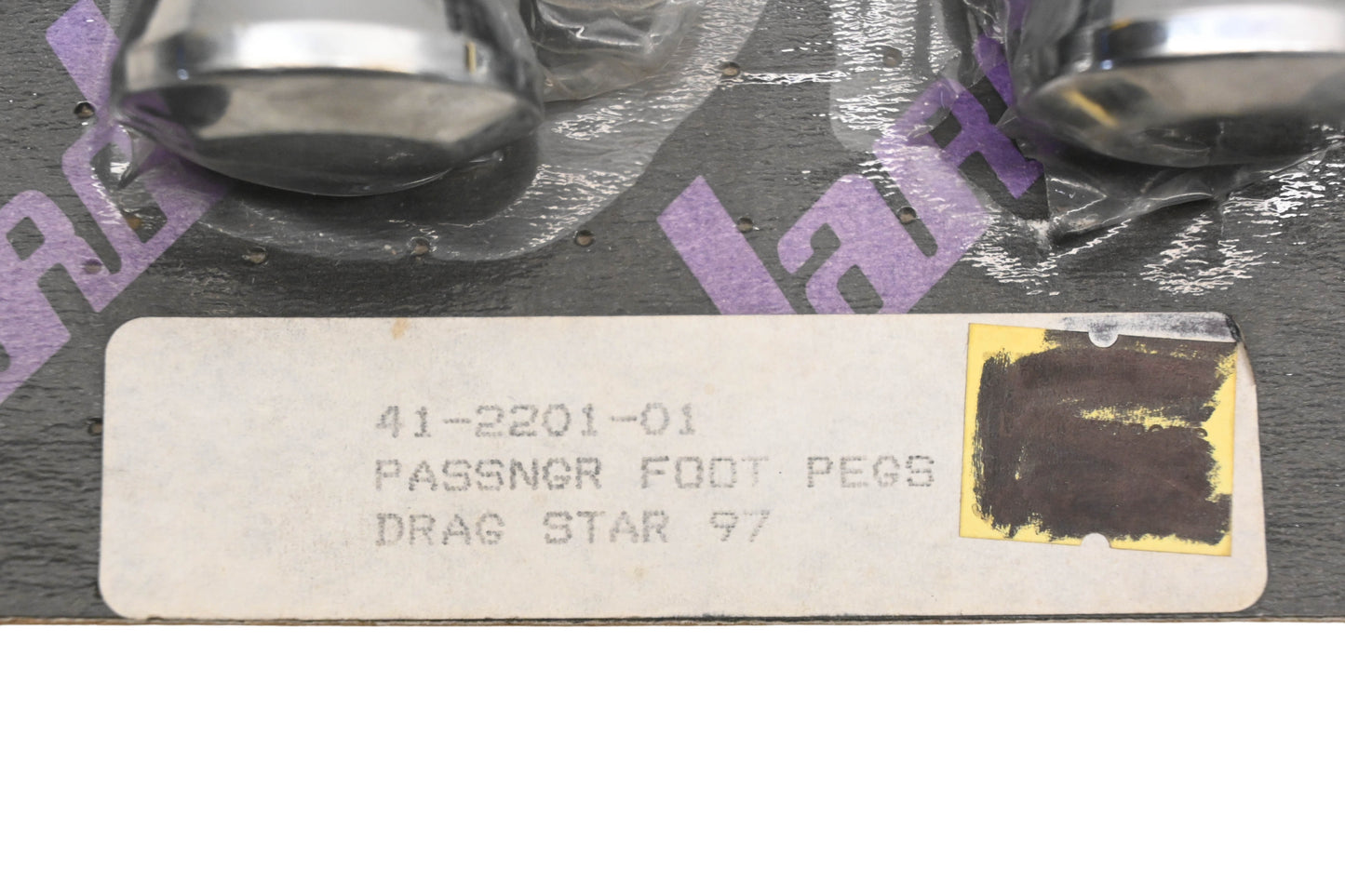 Jardine 41-2201-01 1997 Drag Star Passenger Foot Peg Kit NOS