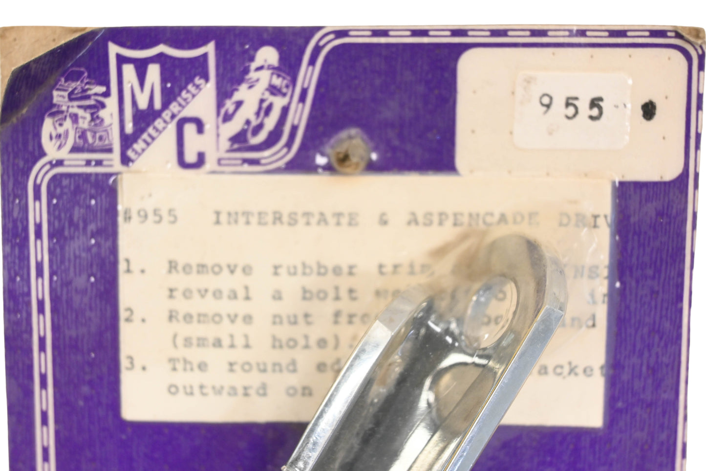 MC Enterprises 955 Driving Light Bracket Kit NOS