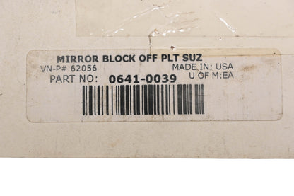 Pingel 62056 Mirror Block Off Plates Qty 2
