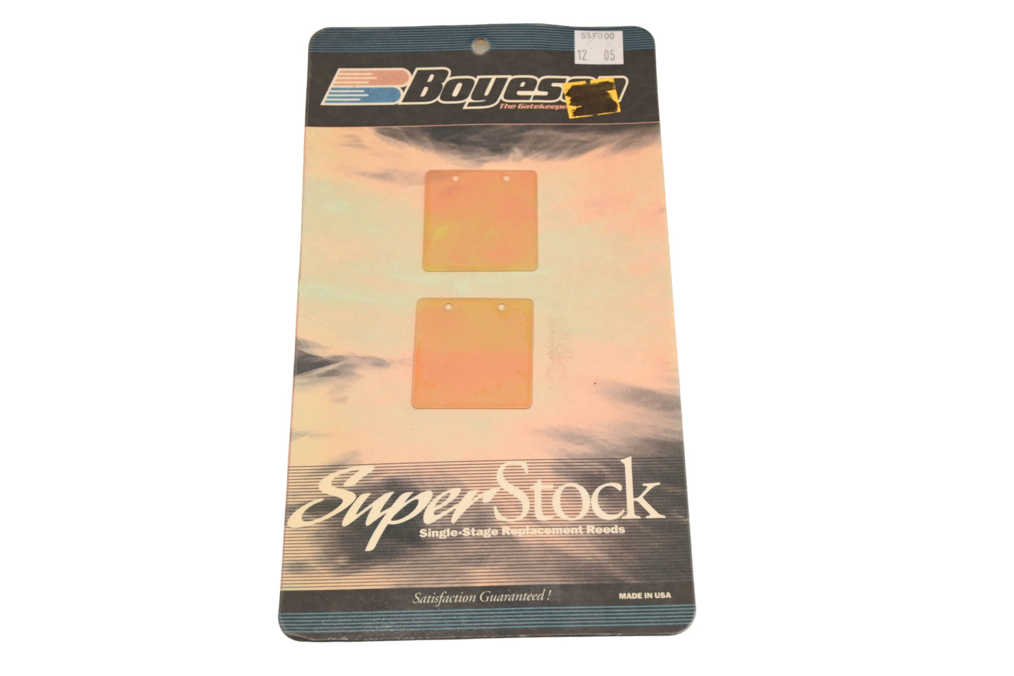 Boyeson SSF000 SuperStock Single Stage Replacement Reeds Qty 2 NOS