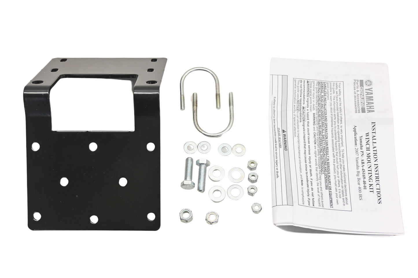 New OEM Yamaha ABA-4S169-40-01 Warn Big Bear Winch Mount Kit NOS
