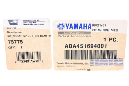 New OEM Yamaha ABA-4S169-40-01 Warn Big Bear Winch Mount Kit NOS