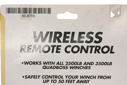 Quadboss 60-8705, 608705 Winch Wireless Remote Kit NOS